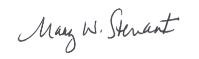 Mary Stewart Signature